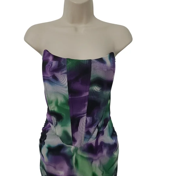 Fashion Nova Can't Be Tamed Mesh Mini Dress NWT - Picture 5 of 6